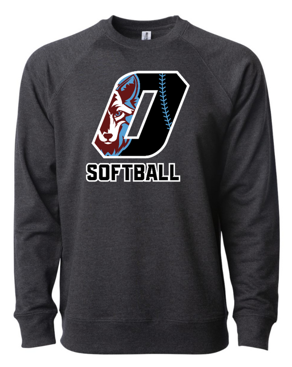 Okemos Softball – Unisex Terry Crewneck Sweatshirt