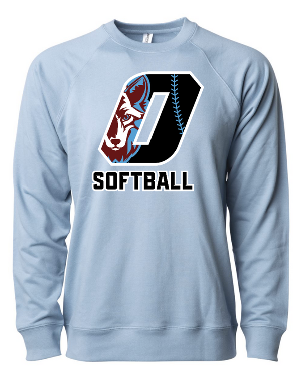 Okemos Softball – Unisex Terry Crewneck Sweatshirt