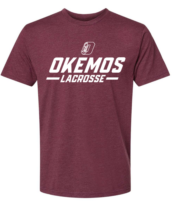 OHS Lacrosse - Unisex Maroon T-Shirt
