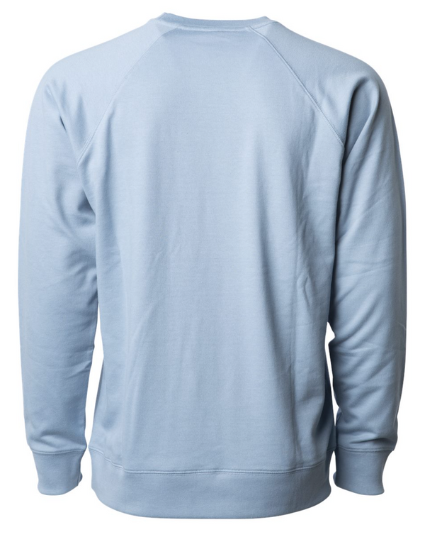 OHS Lacrosse - Unisex Lightweight Loopback Terry Crewneck Sweatshirt