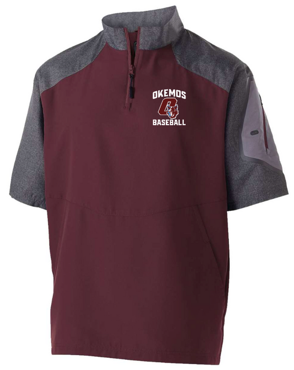 Okemos Baseball- Holloway - Raider Short Sleeve Quarter-Zip