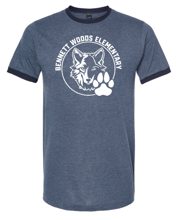 Bennett Woods - Tultex - Unisex Fine Jersey Ringer T-Shirt