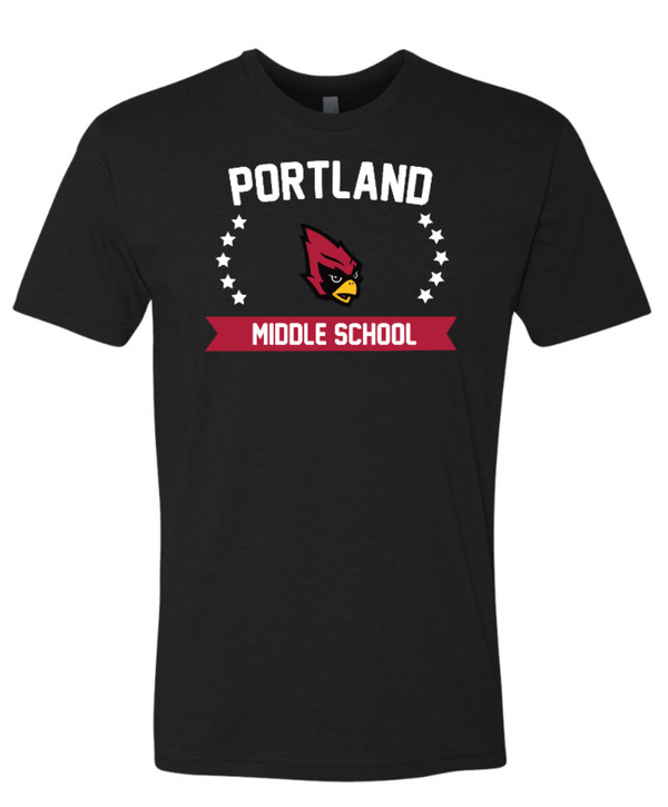Portland Middle School - Stars Unisex T-shirt