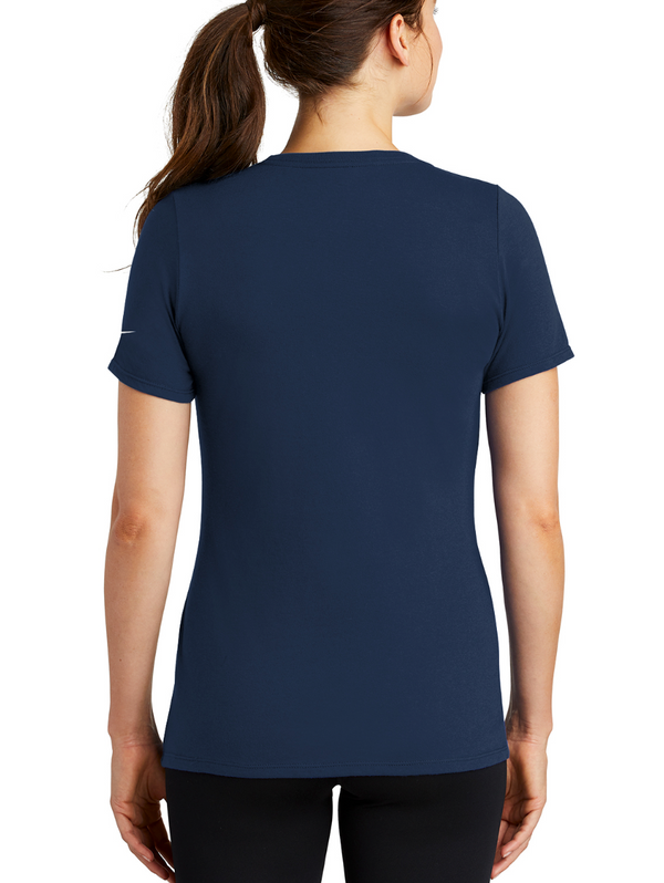 Okemos Tennis - Nike - Ladies Dri-FIT Cotton/Poly Scoop Neck Tee