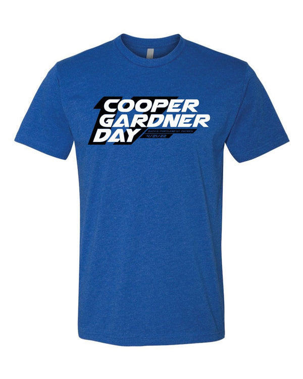 Custom Apparel - Screen Printing - Cooper Gardner Day - Unisex T-Shirt - Cooper Gardner Day 2022