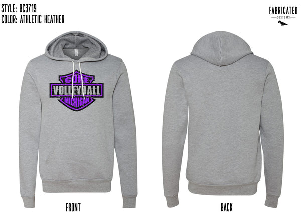 Custom Apparel - Screen Printing - Core Volleyball - Hoodie - Hoodie - Core Volleyball