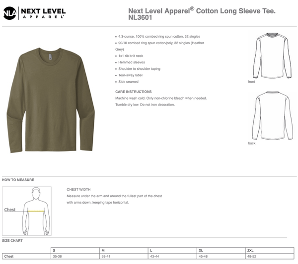 Custom Apparel - Screen Printing - Creston Run Group - LS Unisex T-shirt - Creston Run Group