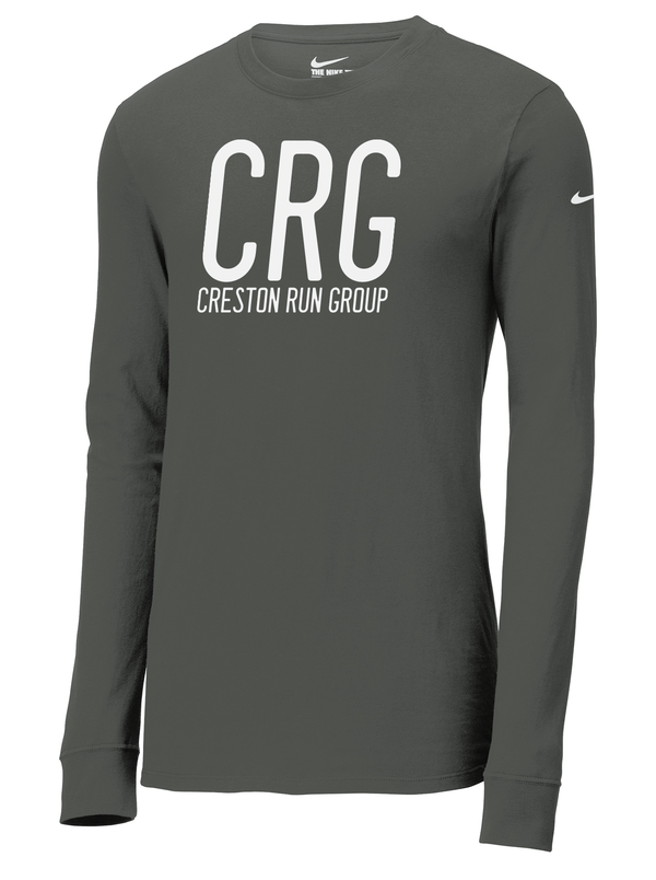 Custom Apparel - Screen Printing - Creston Run Group - Nike LS Unisex Performance T-shirt - Long Sleeve T-Shirt - Creston Run Group