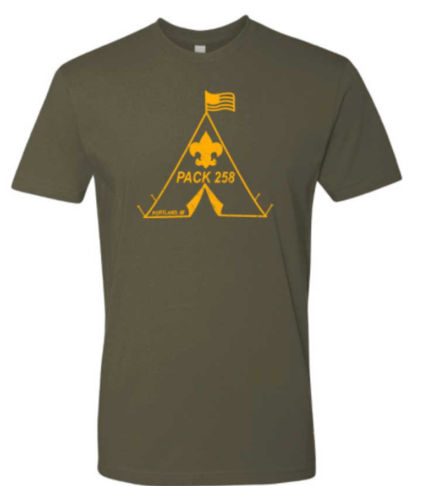 Custom Apparel - Screen Printing - Cub Scouts - Adult T-Shirt - Portland Cub Scout 2022