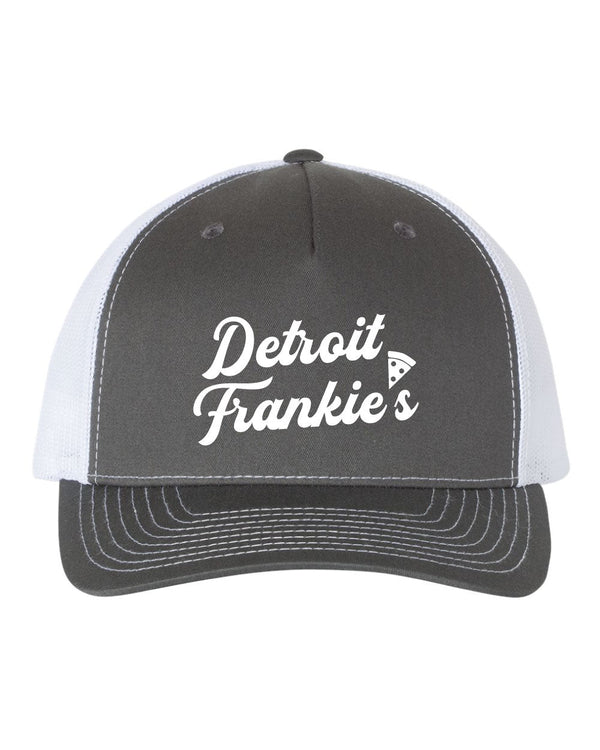 Custom Apparel - Screen Printing - Detroit Frankie's Wood Fired Brick Oven - Embroidered Unisex Hat - Hat - Detroit Frankies