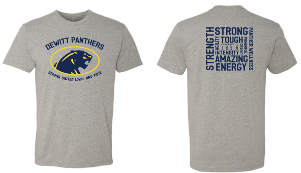 Custom Apparel - Screen Printing - DeWitt Panther Wellness T-shirt - DeWitt Panther Wellness