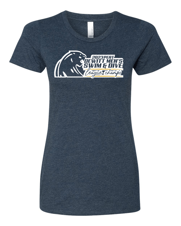Custom Apparel - Screen Printing - DeWitt Swim & Dive State Champs - Women's T-shirt - DeWitt Swim & Dive