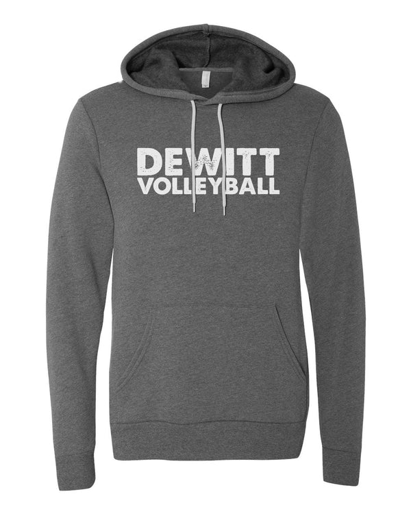 Custom Apparel - Screen Printing - DeWitt Volleyball - Block Hoodie - Hoodie - DeWitt High School