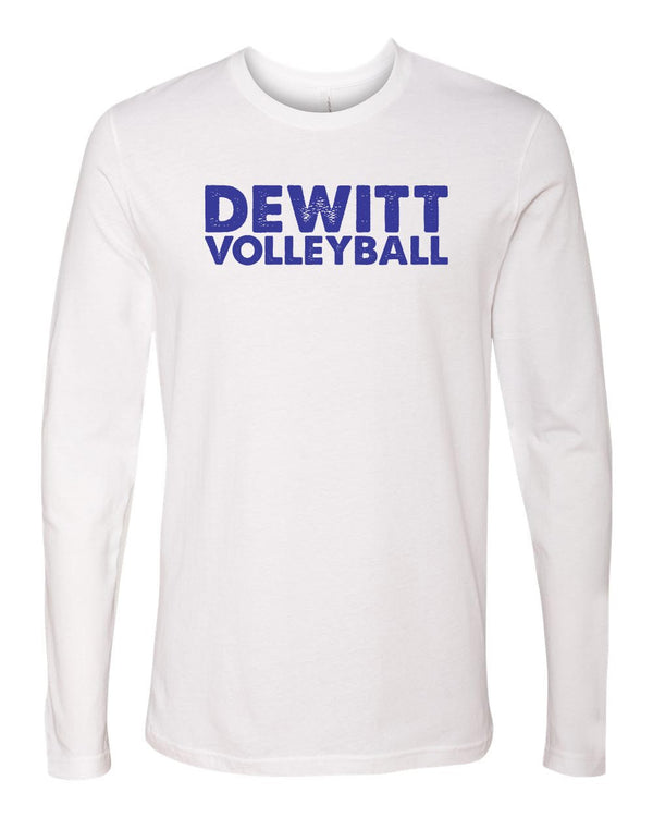 Custom Apparel - Screen Printing - DeWitt Volleyball - Block Long Sleeve - Long Sleeve - DeWitt High School