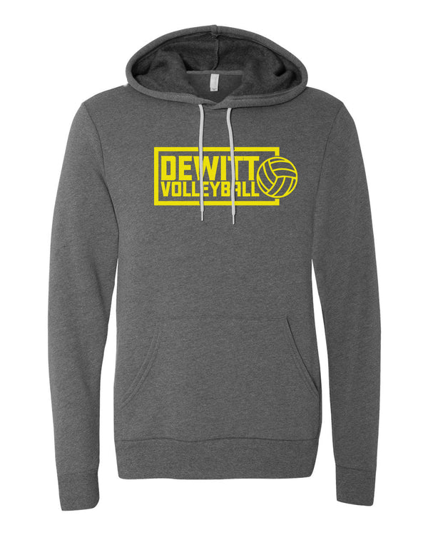 Custom Apparel - Screen Printing - DeWitt Volleyball - Bold Hoodie - Hoodie - DeWitt High School