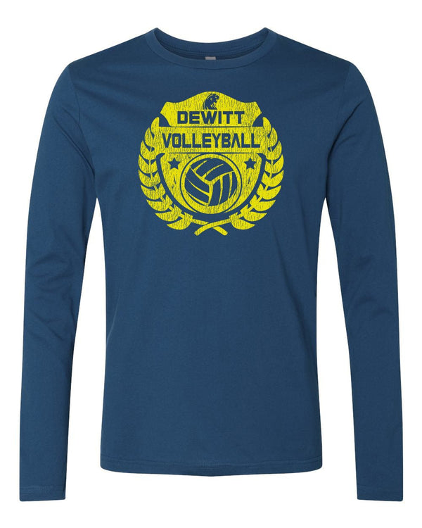 Custom Apparel - Screen Printing - DeWitt Volleyball - Laurel Longsleeve - Long Sleeve - DeWitt High School