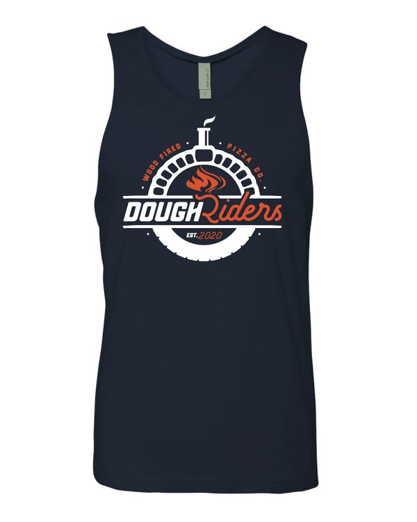 Custom Apparel - Screen Printing - Dough Riders - Midnight Navy Unisex Tank Top - Dough Riders