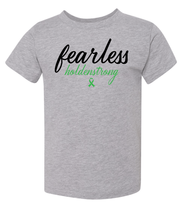 Custom Apparel - Screen Printing - Fearless Fundraiser – Unisex Toddler T-Shirt - Fearless Holdenstrong 2023