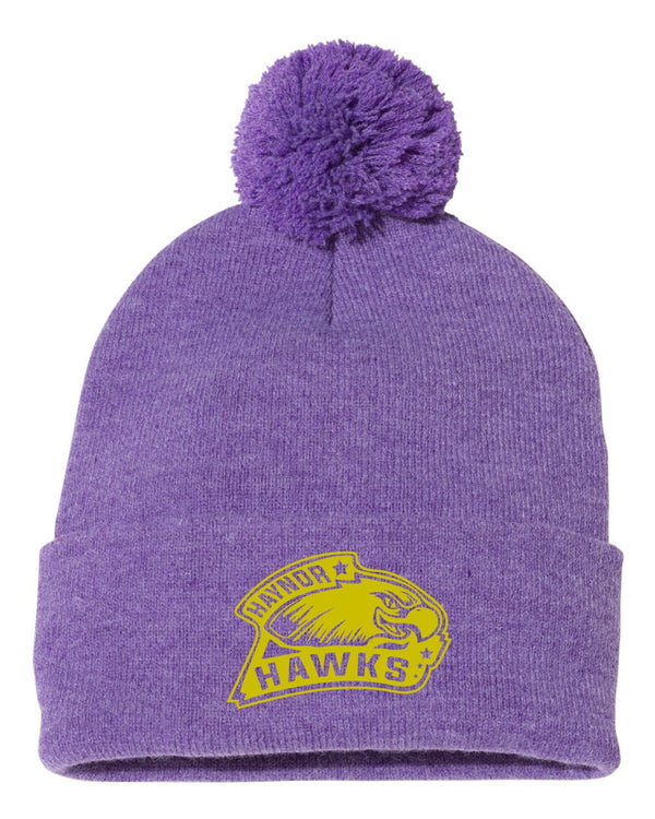 Custom Apparel - Screen Printing - Haynor Hawks Beanie - Haynor Hawks