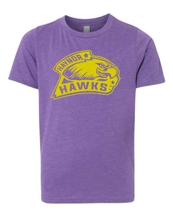 Custom Apparel - Screen Printing - Haynor Hawks - Purple Rush Youth T-shirt - Youth T-shirt - Haynor Hawks