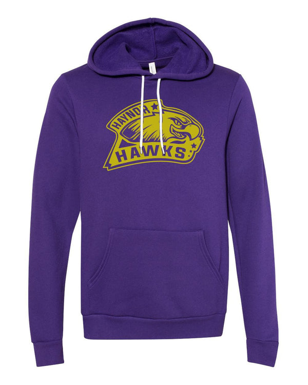 Custom Apparel - Screen Printing - Haynor Hawks - Team Purple Hoodie - Hoodie - Haynor Hawks