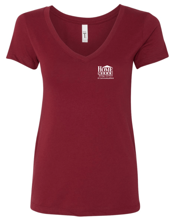 Custom Apparel - Screen Printing - Homeworks - Women's V Neck - Homeworks