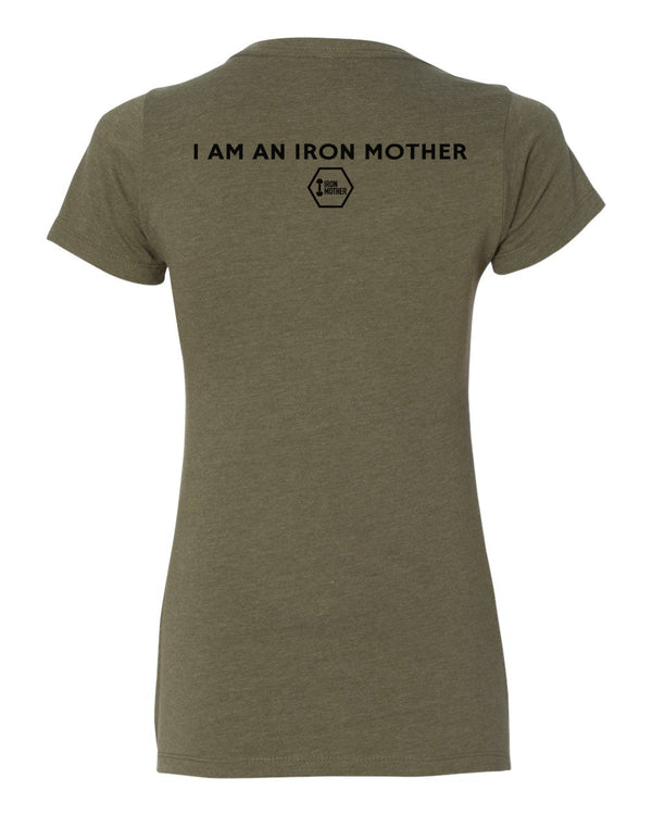 Custom Apparel - Screen Printing - Iron Mother - Mom All Day Everyday Women's Crew TShirt - Iron Mother
