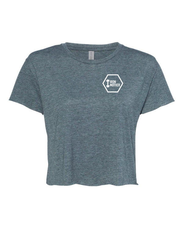 Custom Apparel - Screen Printing - Iron Mother - One Bad Motha' Women's Crop Top - Iron Mother