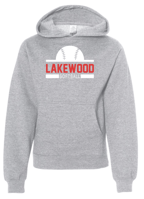 Custom Apparel - Screen Printing - Lakewood Softball – Unisex Hoodie - Lakewood Baseball & Softball 2023