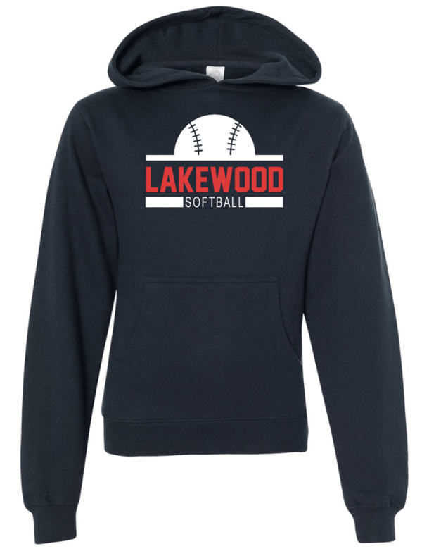 Custom Apparel - Screen Printing - Lakewood Softball – Unisex Hoodie - Lakewood Baseball & Softball 2023