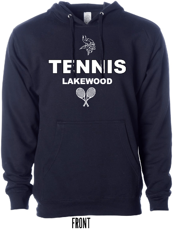 Custom Apparel - Screen Printing - Lakewood Tennis – Midweight Hooded Sweatshirt - Lakewood Tennis 2023