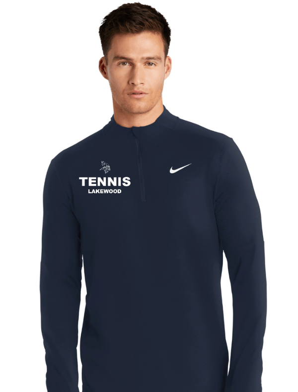 Custom Apparel - Screen Printing - Lakewood Tennis – Nike - Dri - FIT Element 1/2 - Zip Top - Lakewood Tennis 2023