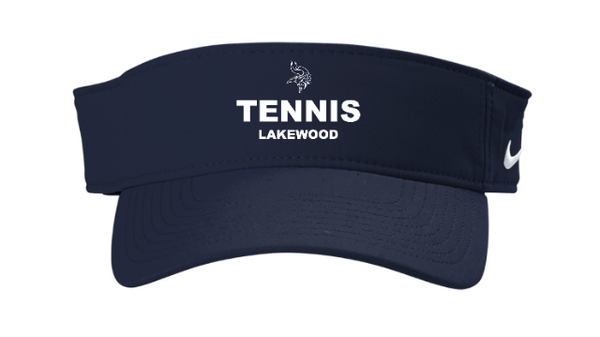 Custom Apparel - Screen Printing - Lakewood Tennis – Nike - Dri - FIT Team Visor - Lakewood Tennis 2023