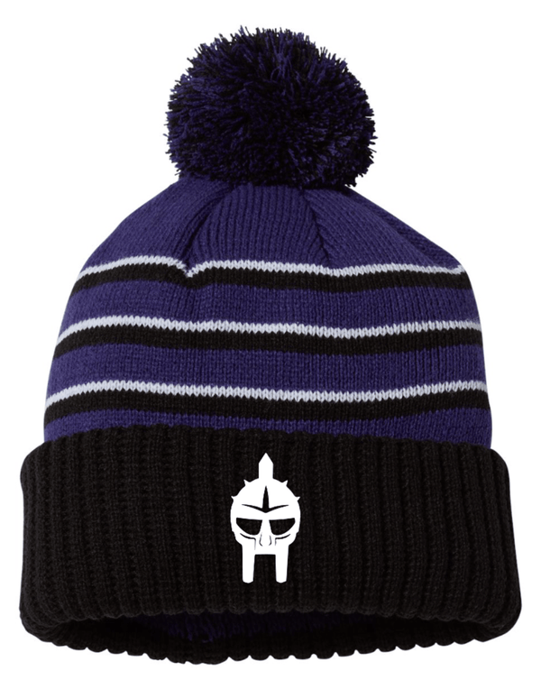 Custom Apparel - Screen Printing - Lansing Gladiators - Embroidered Cuffed Winter Hat - Lansing Gladiators