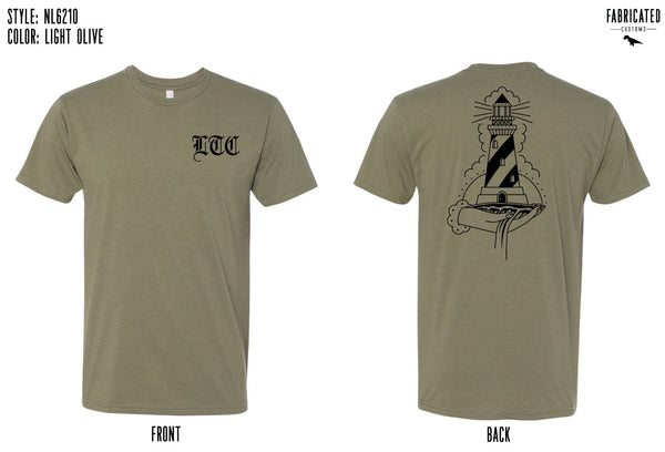 Custom Apparel - Screen Printing - Lighthouse Tattoo Company T-shirt - Lighthouse Tattoo Company