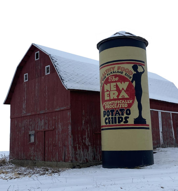 Custom Apparel - Screen Printing - New Era Chip - Vintage Unisex Long Sleeve Design Winter Collection - Fabricated Customs - 2022