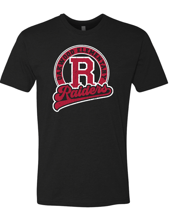Custom Apparel - Screen Printing - Oakwood Elementary - Circle Raiders T-shirt - WW+OW