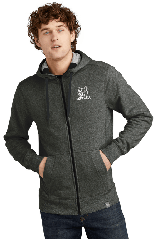 Custom Apparel - Screen Printing - Okemos Softball – New Era - French Terry Full - Zip Hoodie - Okemos Softball 2023