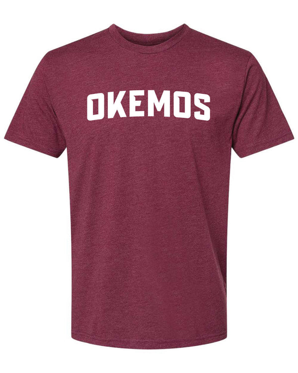 Custom Apparel - Screen Printing - Okemos Wolves - Adult & Youth Maroon "Okemos" T-Shirt - Shirts & Tops - Okemos Public Schools
