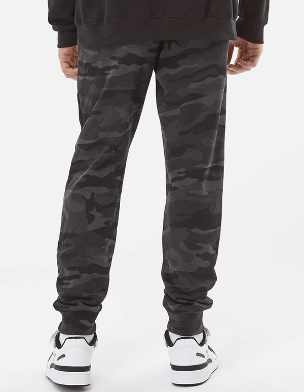 Custom Apparel - Screen Printing - Okemos Wrestling - Black Camo Embroidered Sweatpants - Okemos Wrestling