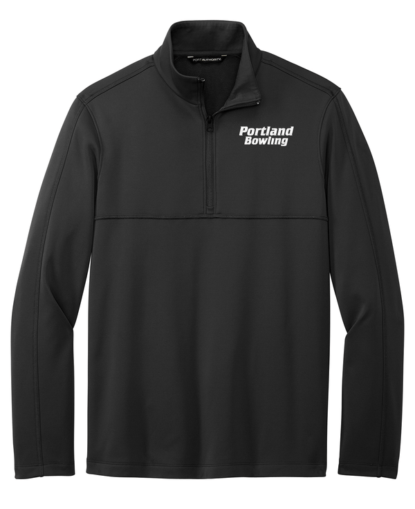 Custom Apparel - Screen Printing - Portland Bowling - Adult Unisex Smooth Fleece 1/4 Zip - Portland Bowling - 14974