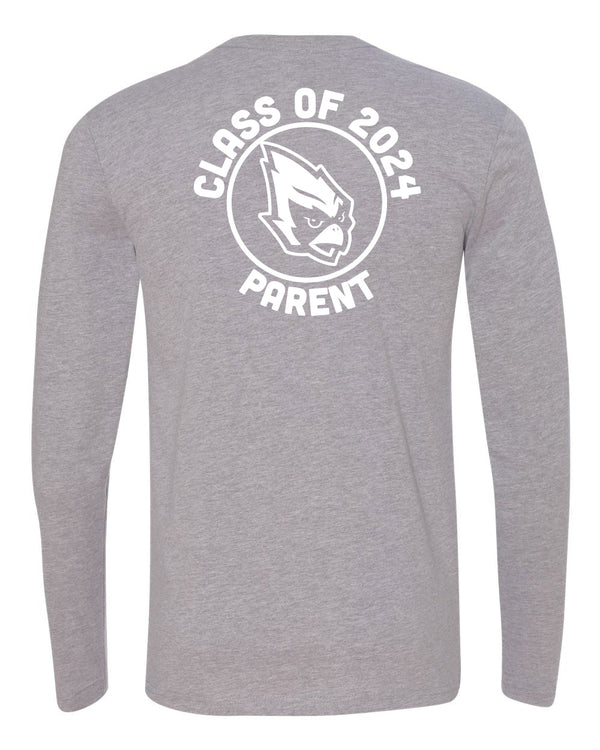 Custom Apparel - Screen Printing - Portland High School 2024 Parent Long Sleeve - Portland High School Class Shirt