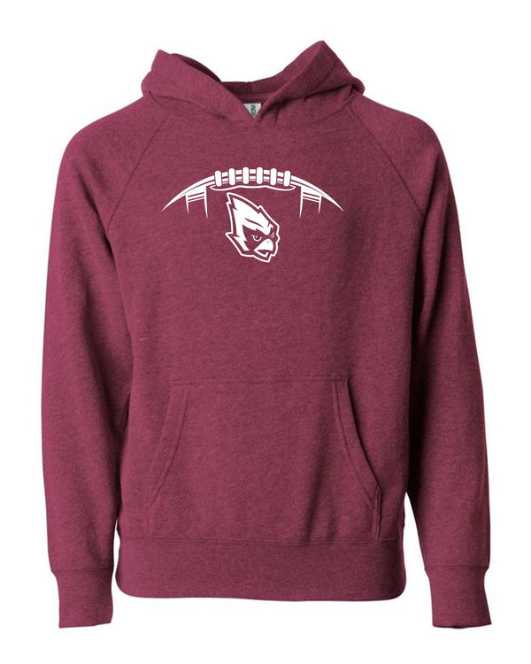 Custom Apparel - Screen Printing - Portland Junior Raiders Football V2 - Youth Hoodie - Portland Middle School