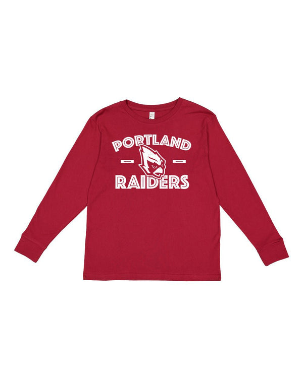 Custom Apparel - Screen Printing - Portland PTO - Youth Long Sleeve Tee - Youth Long Sleeve - Portland PTO