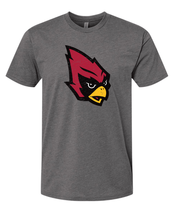 Custom Apparel - Screen Printing - Portland Schools - Raider Bird Grey Adult Unisex T-Shirt - Portland Schools 2022
