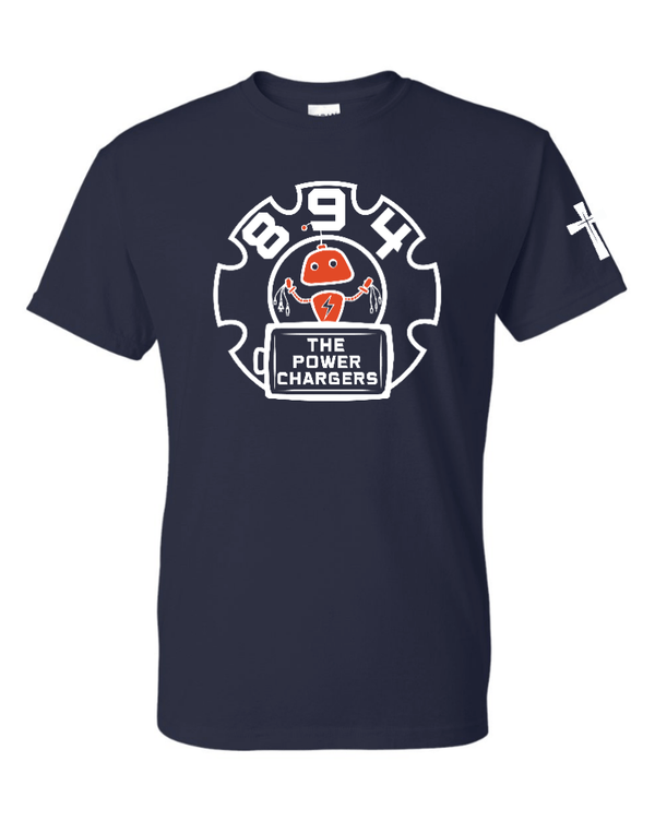 Custom Apparel - Screen Printing - Powers Catholic Robotics T-Shirt - Powers Catholic Robotics Club