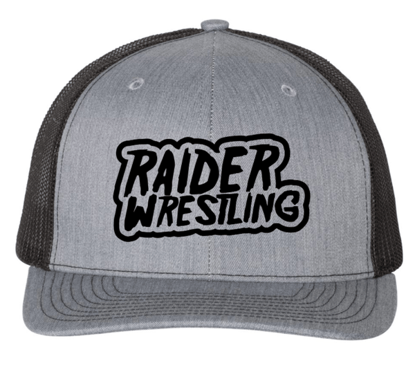 Custom Apparel - Screen Printing - Raider Wrestling MS - Richardson Embroidered Trucker Hat - Raider Wrestling MS