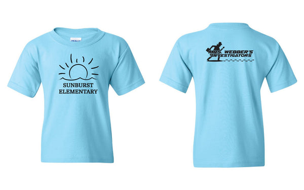 Custom Apparel - Screen Printing - Sunburst Elementary - Mrs. Webber's Investigators - Sunburst Classes