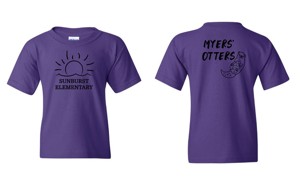 Custom Apparel - Screen Printing - Sunburst Elementary - Myers' Otters - Sunburst Classes
