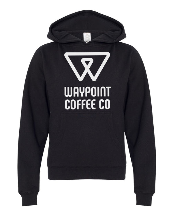 Custom Apparel - Screen Printing - Waypoint Coffee Youth Hoodie (STAFF) - Waypoint Coffee Staff